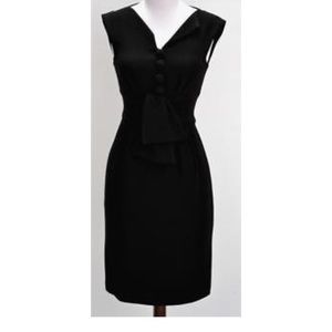 Nanette Lepore Black 3 button dress